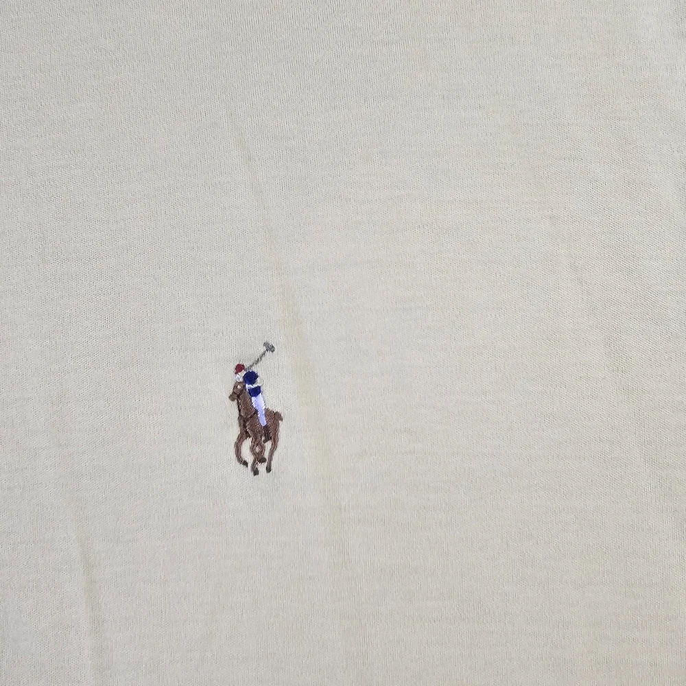 Ralph Lauren Polo Pima Cotton Short Sleeve Mens Size 3XB Yellow Flesh pony